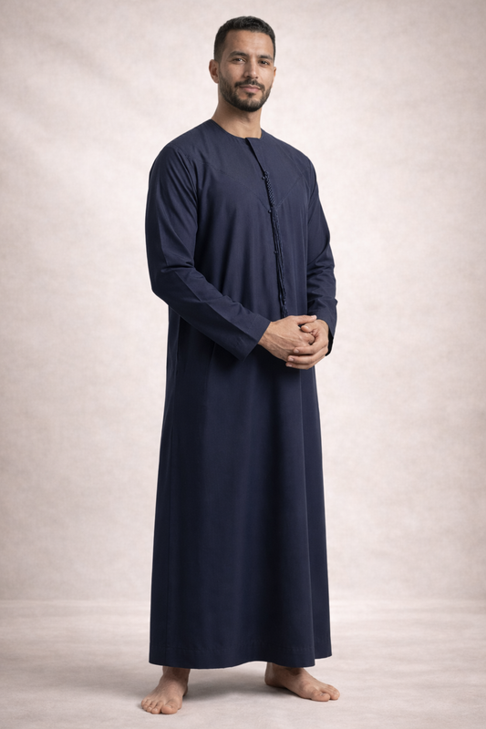 Qamis Emirati Bleu Marine