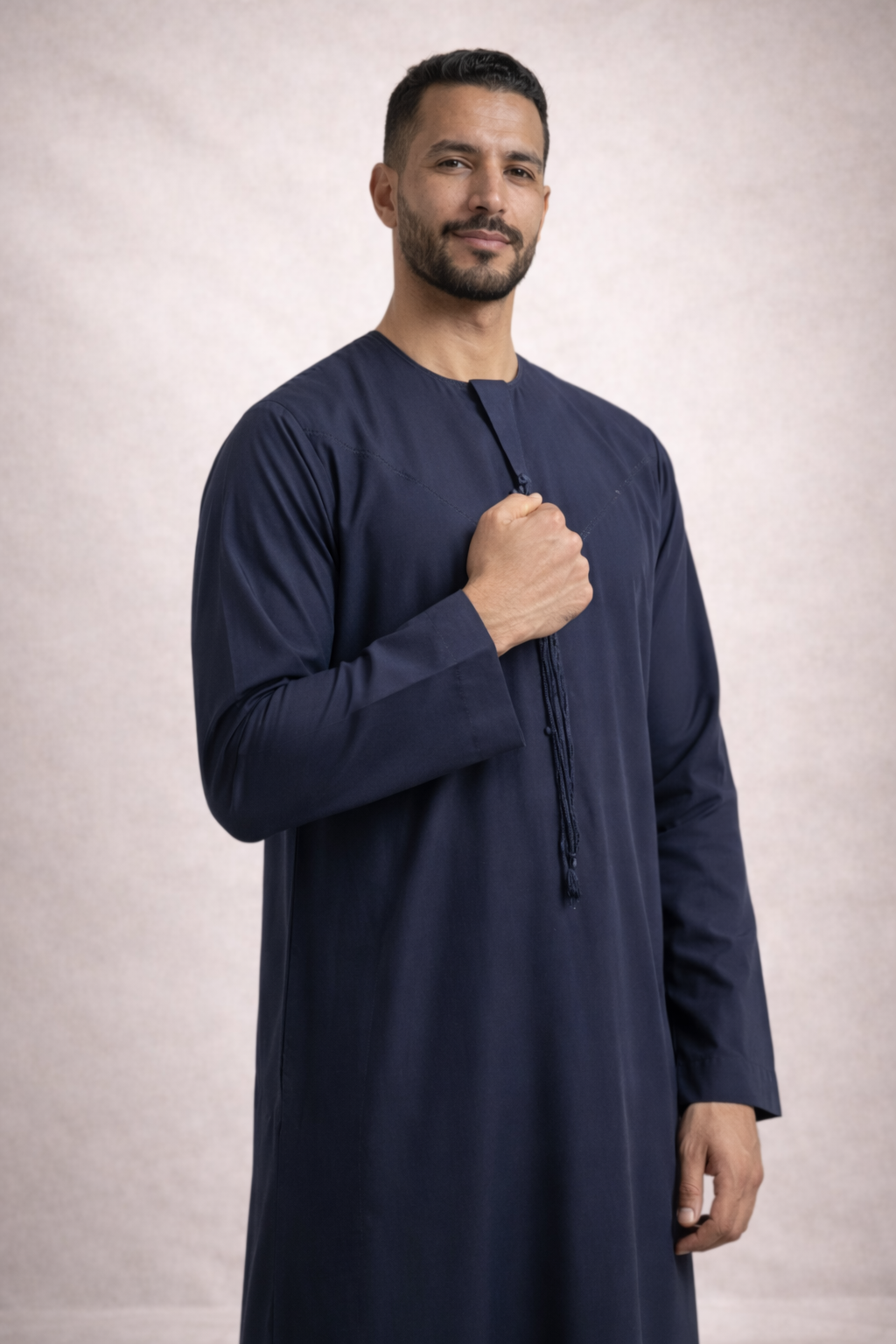 Qamis Emirati Bleu Marine