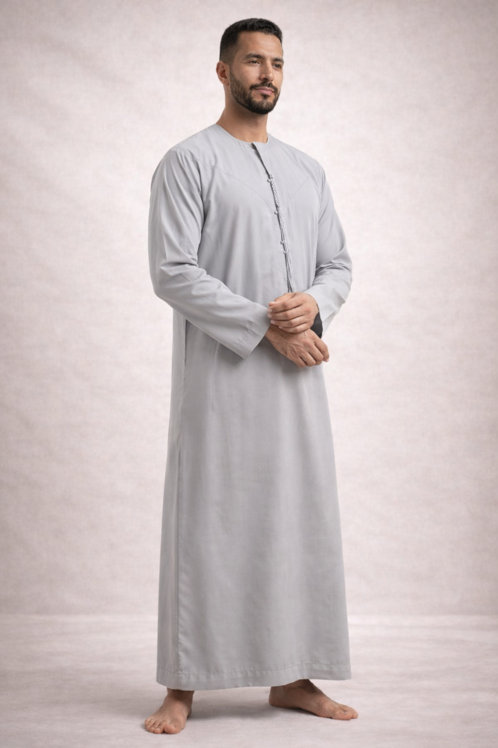 Qamis Emirati Gris